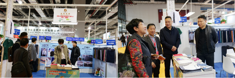 十九家石家莊市紡企亮相國家會展中心 共赴中紡聯(lián)2023春季聯(lián)展