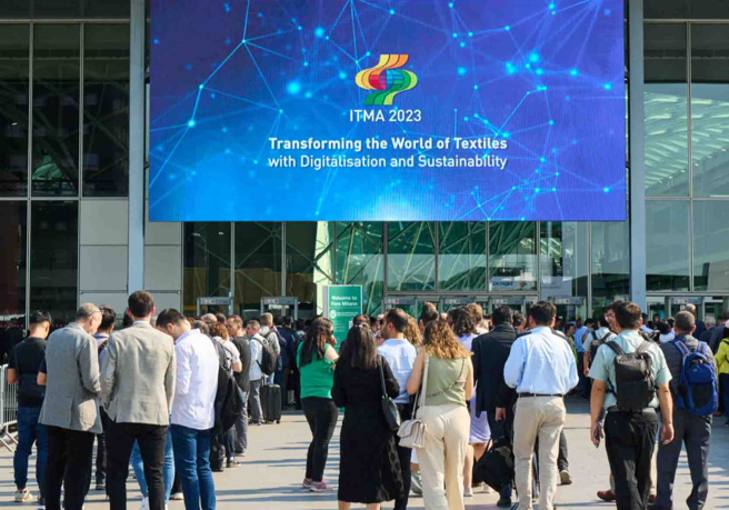 &ldquo;變革紡織世界&rdquo;ITMA2023在意大利米蘭隆重開幕，國際紡織機械聯(lián)合展舉行觀眾推介活動。