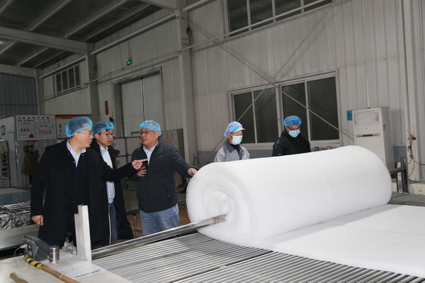 中家紡領(lǐng)導(dǎo)調(diào)研青島家紡龍頭企業(yè)--眾地家紡