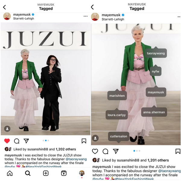 中國(guó)芍藥綻放2024秋冬紐約時(shí)裝周 王陶攜手梅耶&middot;馬斯克奉上玖姿JUZUI&ldquo;繁花&rdquo;大秀