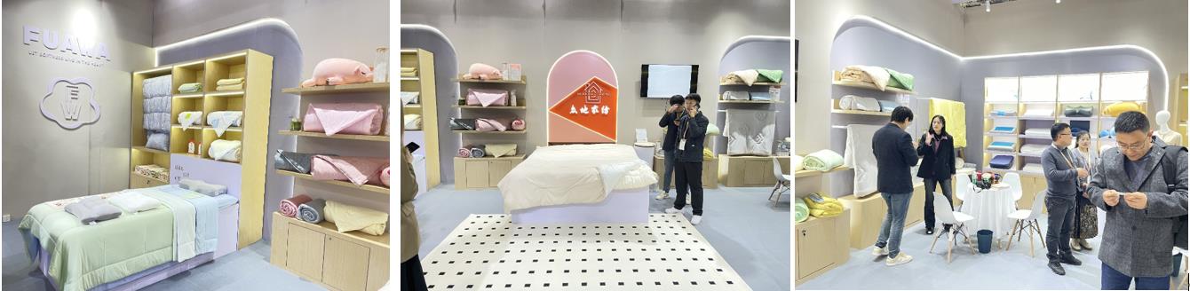 青島組團(tuán)參加intertextile家紡展，副市長趙燕一行蒞臨考察