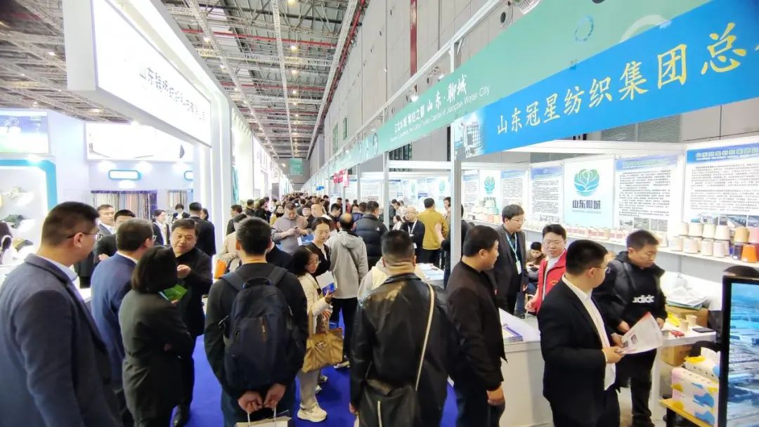 實力&ldquo;圈粉&rdquo;，盡展產(chǎn)業(yè)新風(fēng)貌！山東聊城展團首次亮相2025yarnexpo春夏紗線展