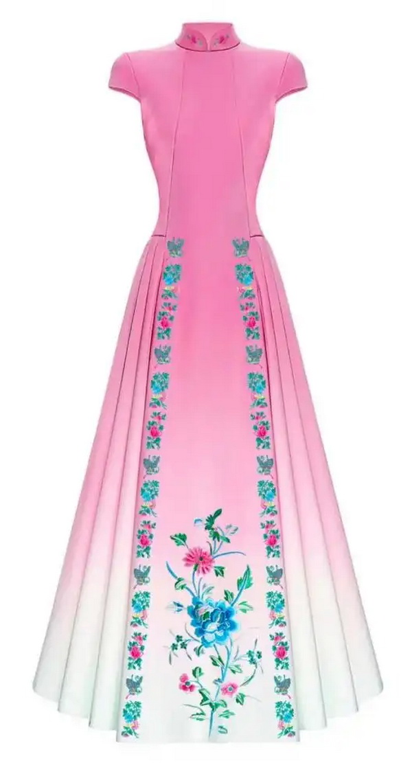 第十五屆全運(yùn)會頒獎禮服發(fā)布：馬面裙、三藍(lán)繡、旗袍領(lǐng)，非遺元素彰顯灣區(qū)魅力