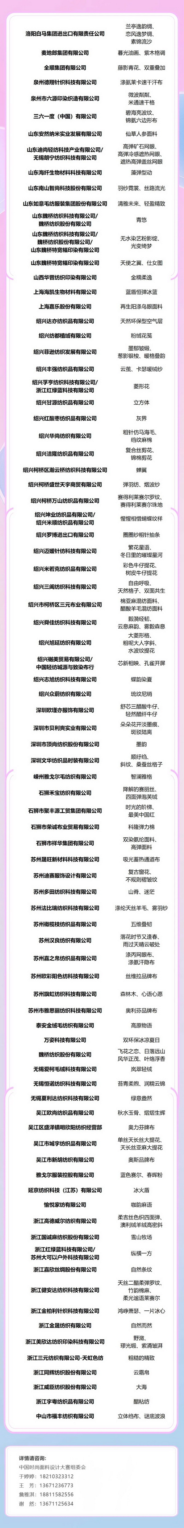 重磅出爐！2025中國時(shí)尚面料設(shè)計(jì)大賽獲獎(jiǎng)名單